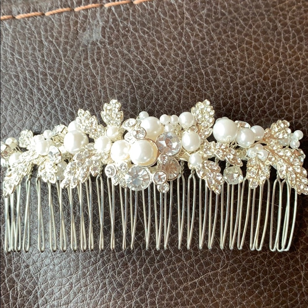 Swarovski wedding head piece